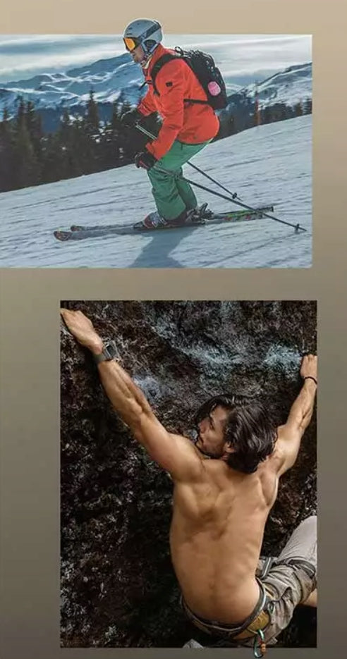 Išmanusis laikrodis juodas vyriškas sportinis vandeniui atsparus skambučiai moteriškas išmanusis