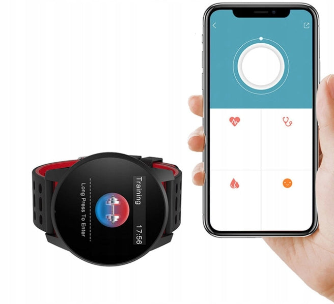 SMARTWATCH Laikrodis Žingsniamatis Pulso matuoklis Kalorijos