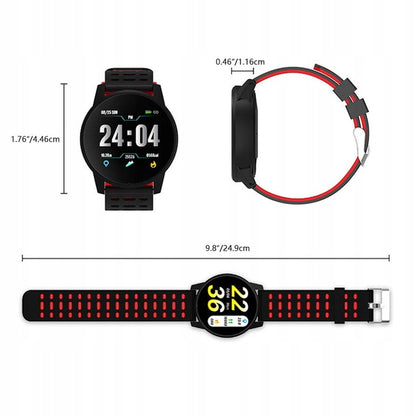 SMARTWATCH Laikrodis Žingsniamatis Pulso matuoklis Kalorijos