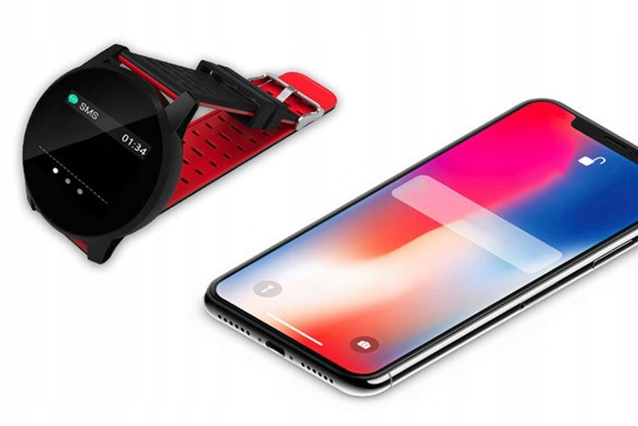 SMARTWATCH Laikrodis Žingsniamatis Pulso matuoklis Kalorijos