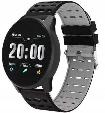 SMARTWATCH Laikrodis Žingsniamatis Pulso matuoklis Kalorijos