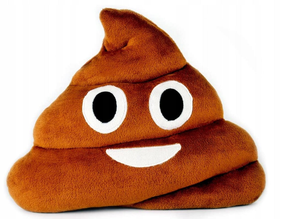 JUOKINGA KAKO "POOP" PAGALVĖLĖ 35 CM – "EMOTICONS"