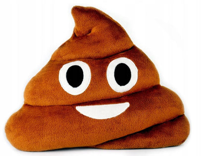 JUOKINGA KAKO "POOP" PAGALVĖLĖ 35 CM – "EMOTICONS"