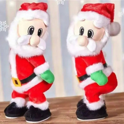 Dainuojantis ir šokantis Kalėdų Senelio žaislas, šokantis Senelis