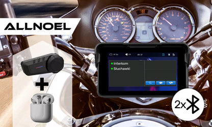 Motociklo multimedijos stotis – planšetė su navigacija, CarPlay ir Android Auto, 5