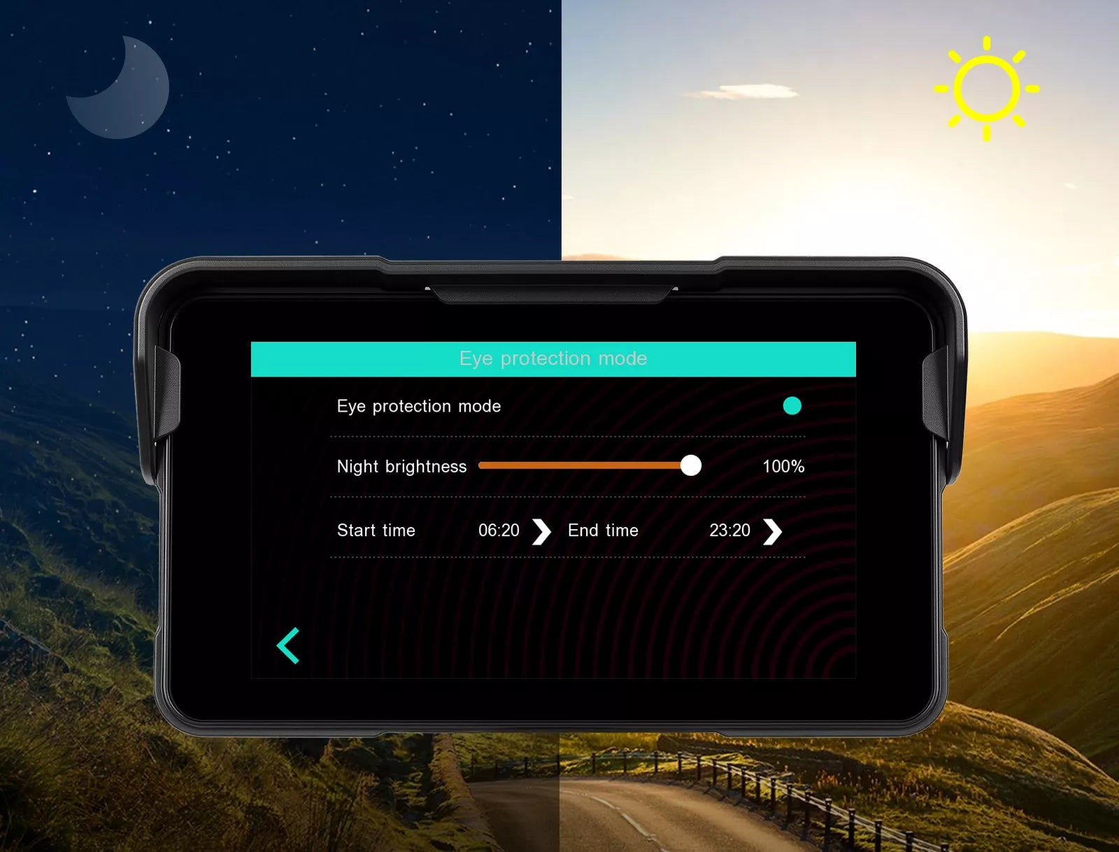 Motociklo multimedijos stotis – planšetė su navigacija, CarPlay ir Android Auto, 5