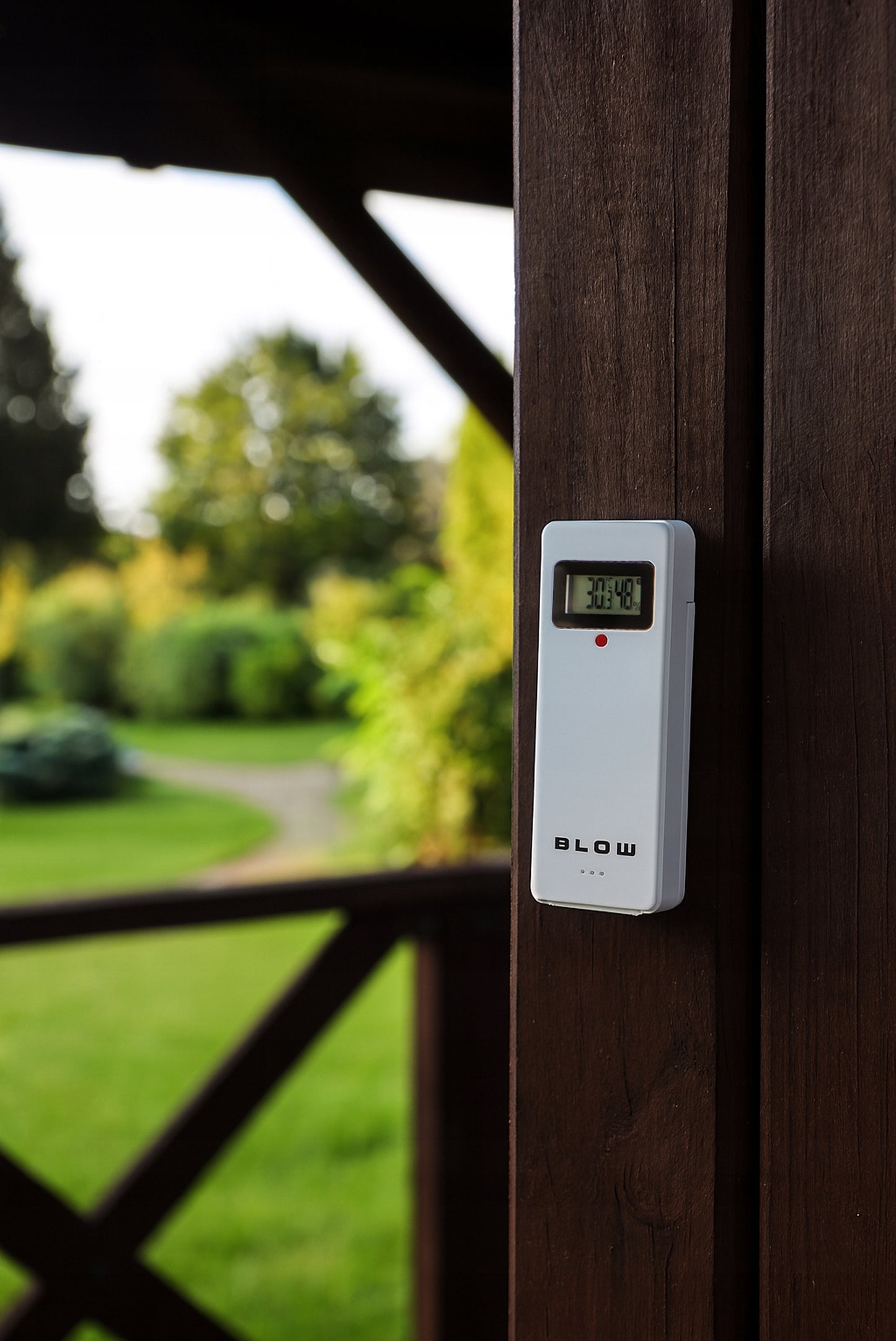 Belaidė oro stotis METEO Termometras Higrometras Barometras LED