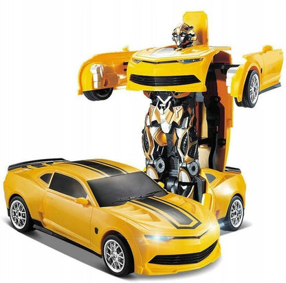 Nuotoliniu būdu valdomas robotas automobilis AUTOBOT 2in1 transformuojantis automobilis su USB akumuliatoriumi