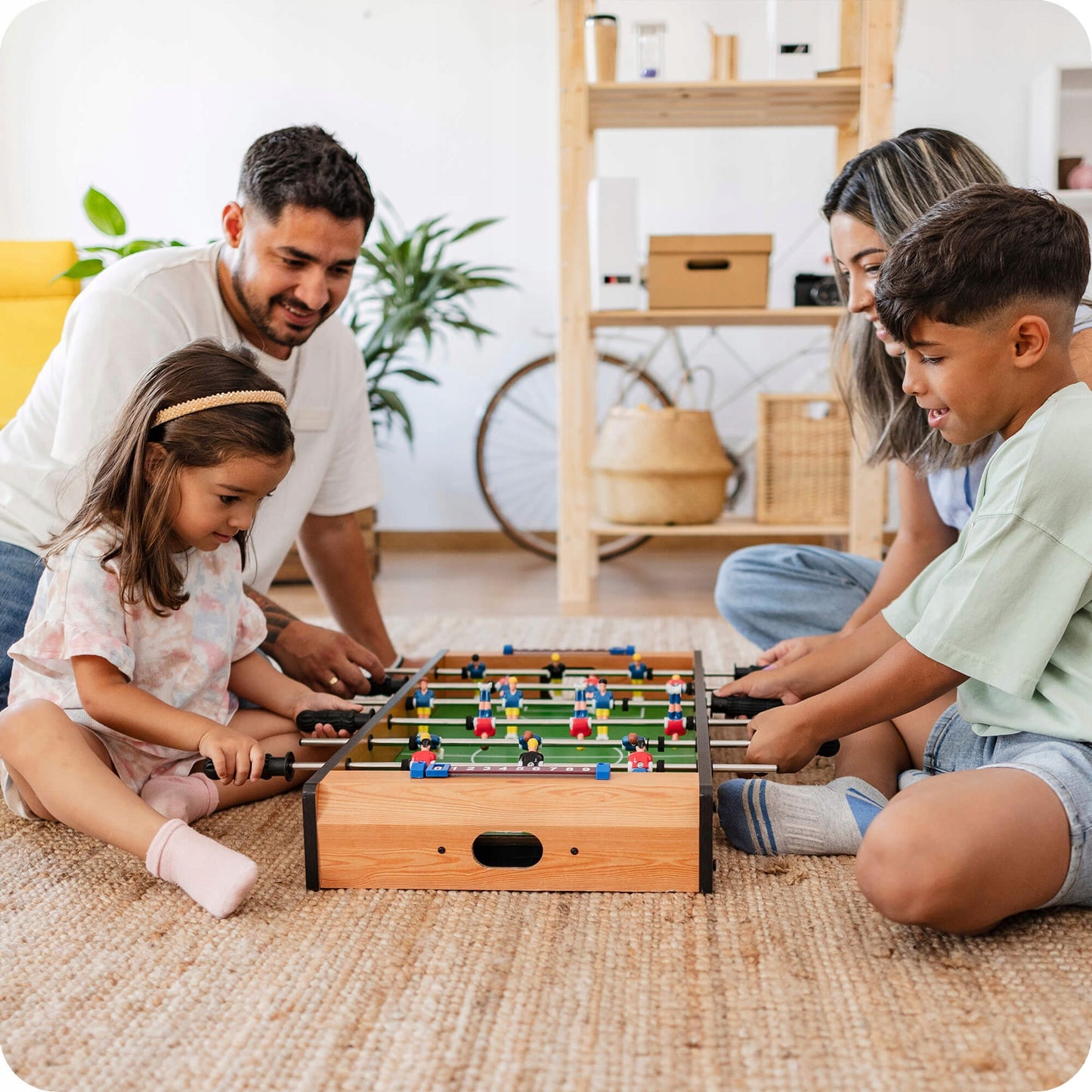 Mini stalo futbolo stalas Meteor Derby 51x31x9 MDF