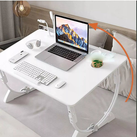 SUDĖLIOJAMAS NEŠIOJAMOJO KOMPIUTERIO STALELIS, REGULIUOJAMAS 45°, MOBILUS STOVAS LOVAI