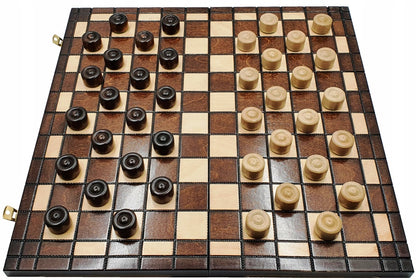 Lauko šachmatai ir damų žaidimas SZAFRANIEC 100 40x40