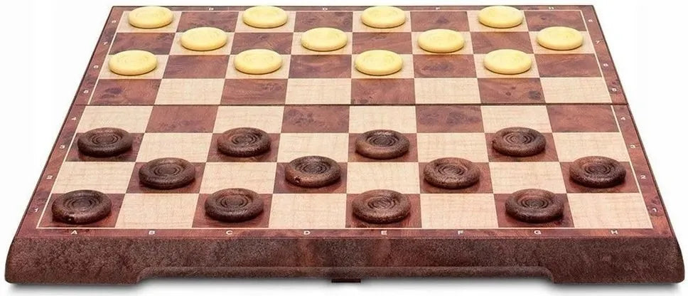 Magnetiniai šachmatai ir šaškės 2v1 didelis edukacinis žaidimas