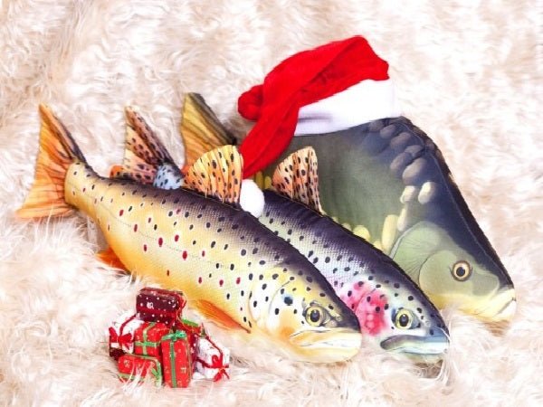 Lydeka 43 cm Pagalvėlė-Žaislas Žuvis, Kaip Gyva, Dovanai Gaby