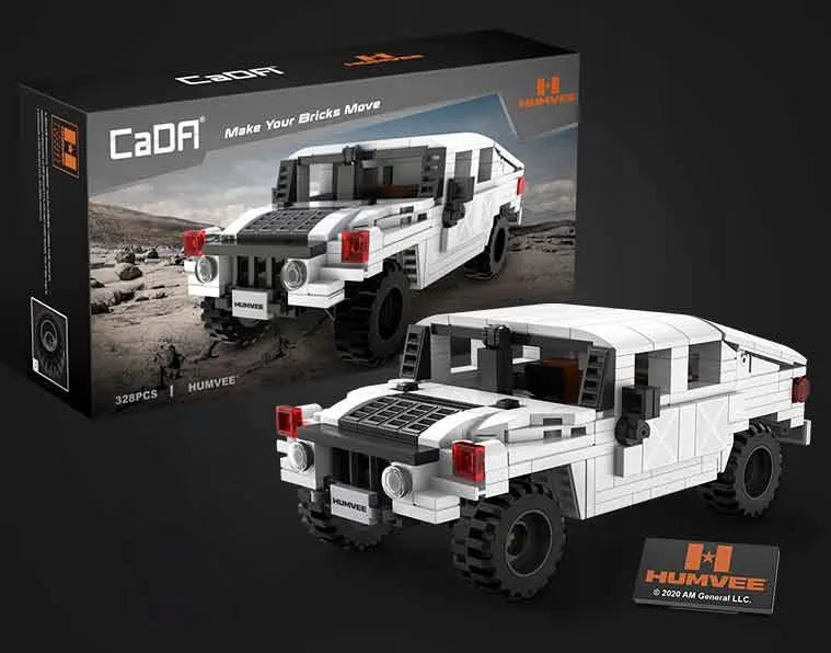 Visureigis Humvee CaDA konstravimo kaladėlės, 328 detalės