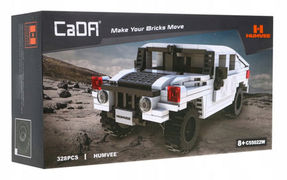 Visureigis Humvee CaDA konstravimo kaladėlės, 328 detalės