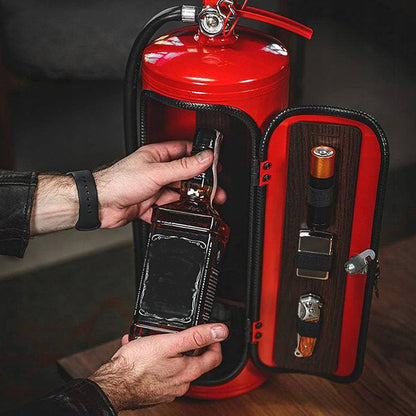 Slaptas alkoholio laikiklis – gesintuvas