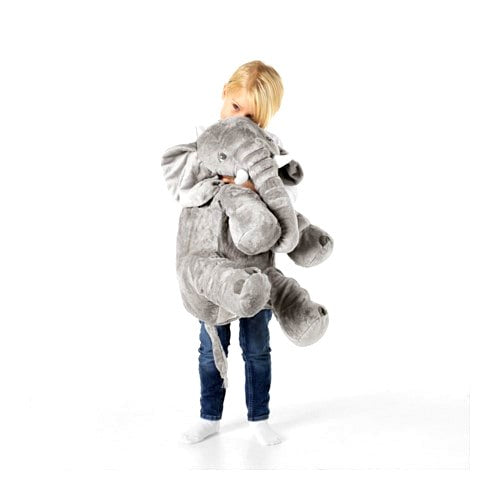 3-in-1 dramblių rinkinys: pledas, pagalvėlė, didelis pliušinis meškiukas, žaislas vaikams