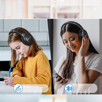 Belaidės ausinės FEEGAR Mello ant ausies 65H Bluetooth 5.3 Mikrofonas 6EQ