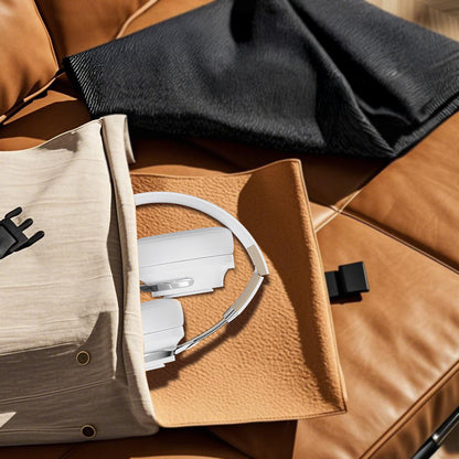 Belaidės Antausinės Ausinės FEEGAR AlphaBeat ANC 65H Baltos Bluetooth 5.4