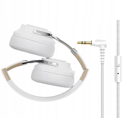 Belaidės Antausinės Ausinės FEEGAR AlphaBeat ANC 65H Baltos Bluetooth 5.4