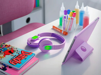 Belaidės ausinės vaikams Philips TAK4206PK - Rožinės su apšvietimu