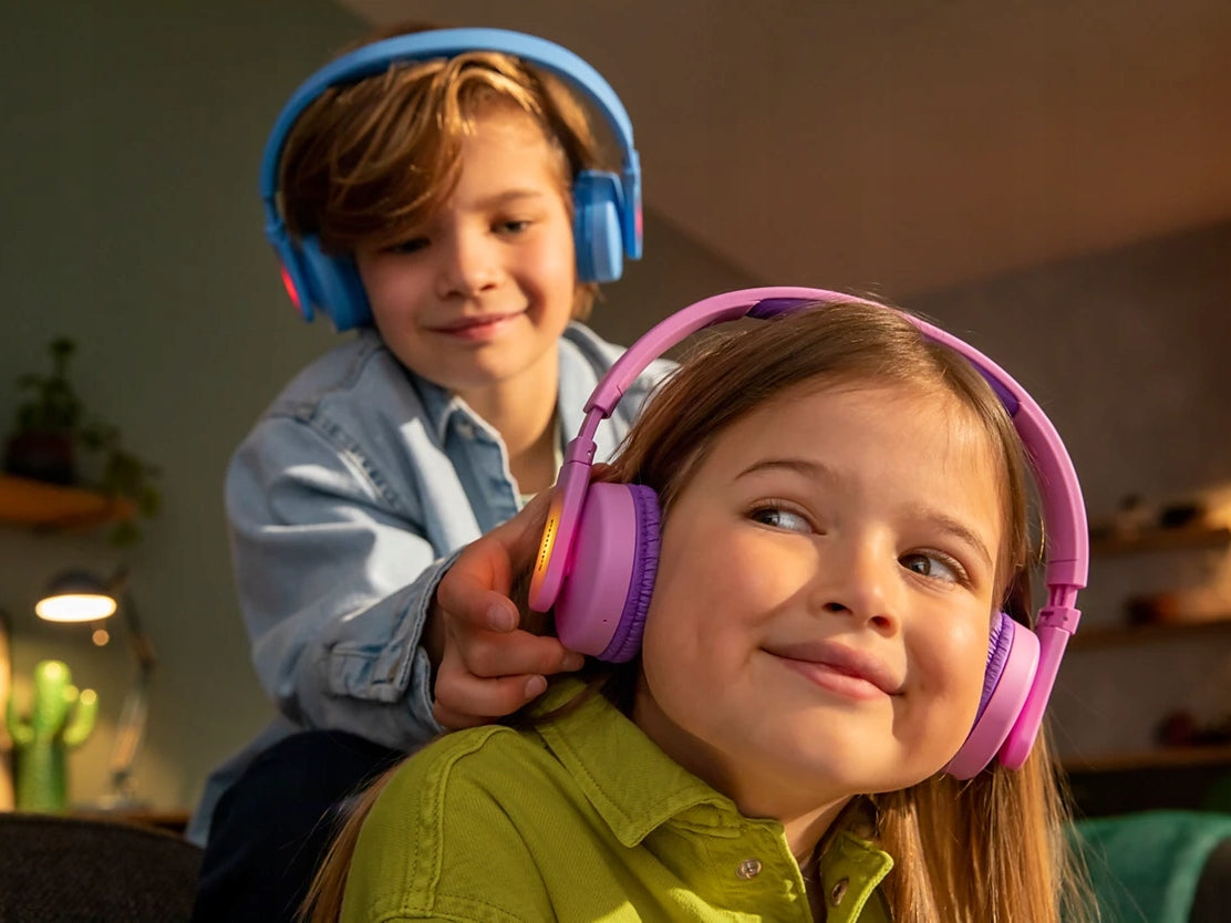 Belaidės ausinės vaikams Philips TAK4206PK - Rožinės su apšvietimu