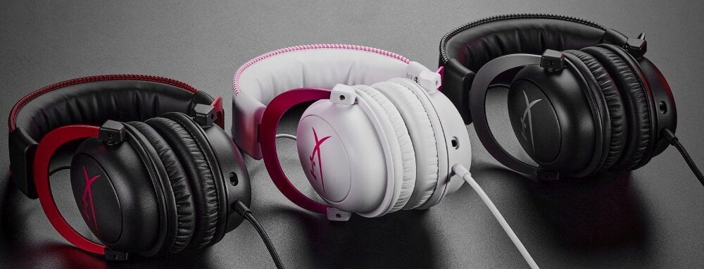 HyperX Cloud II žaidimų ausinės su jungtimi Jack + USB ir virtualiu erdvinio garso 7.1 režimu