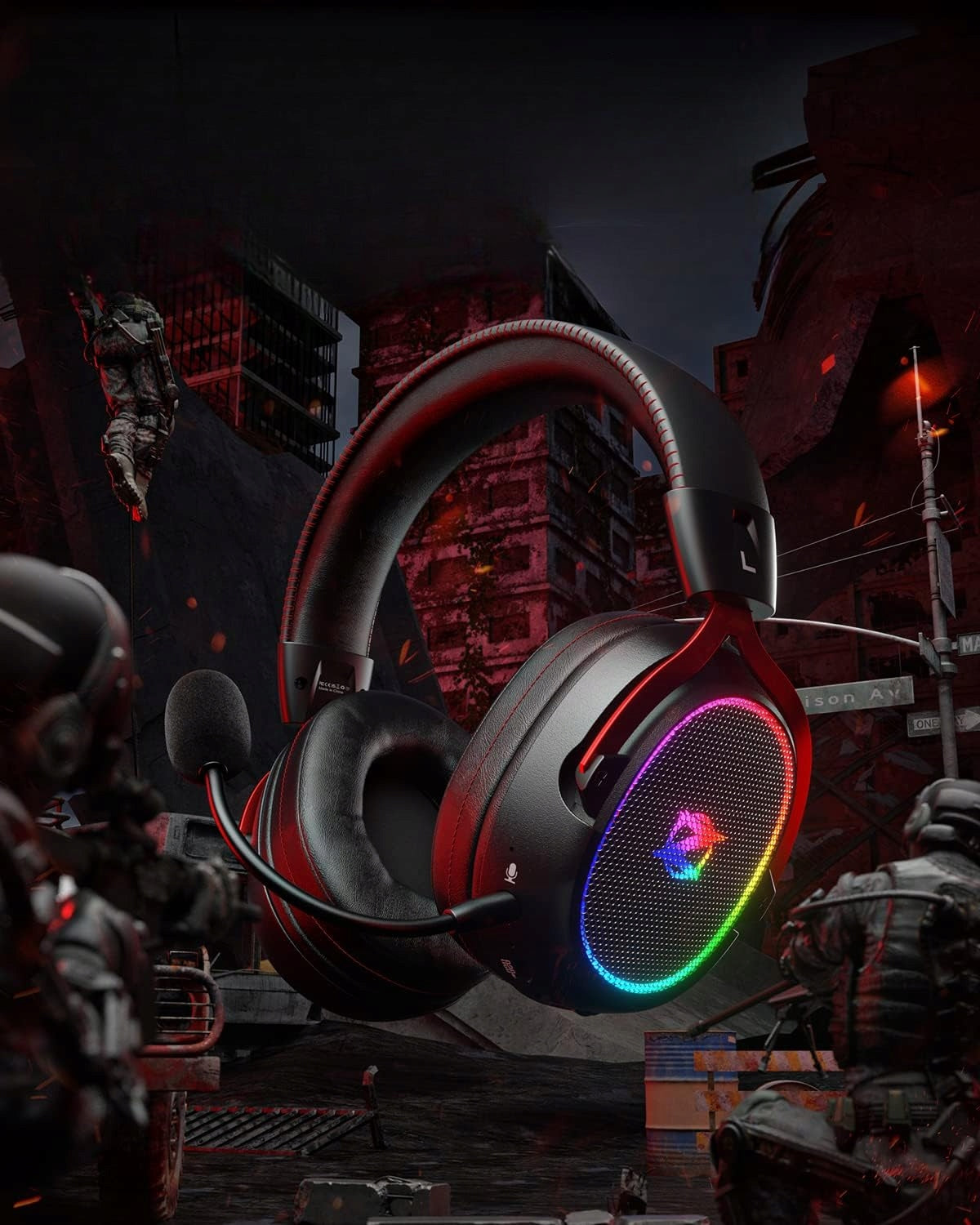 Belaidės ausinės virš ausų OZEINO OW310