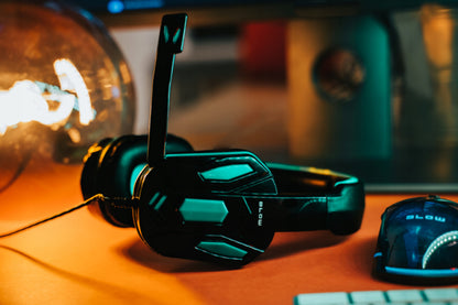 Žaidimų ausinės BLOW su mikrofonu