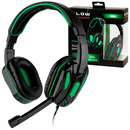 Žaidimų ausinės BLOW su mikrofonu