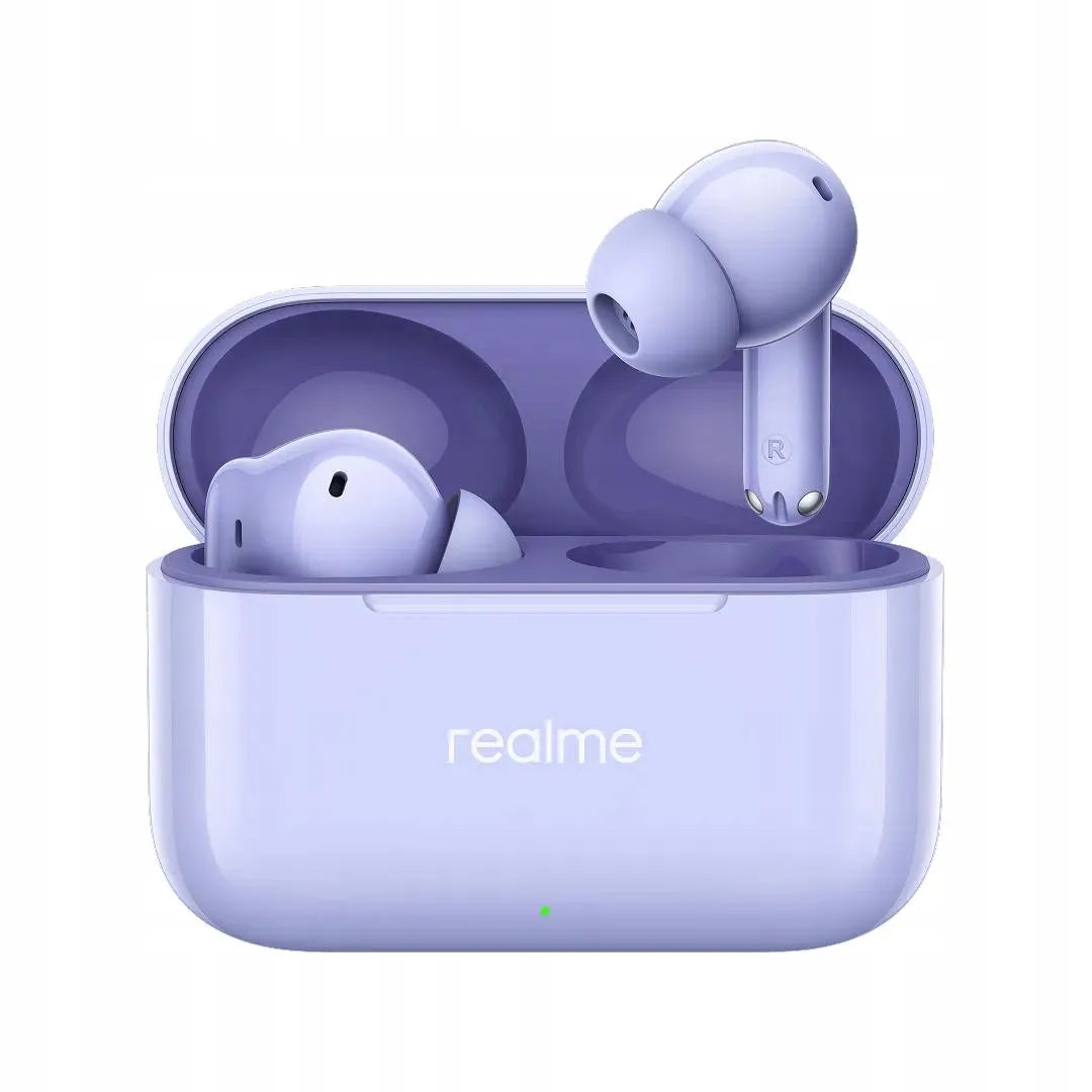 Belaidės ausinės REALME Buds T200 ANC TWS, violetinės