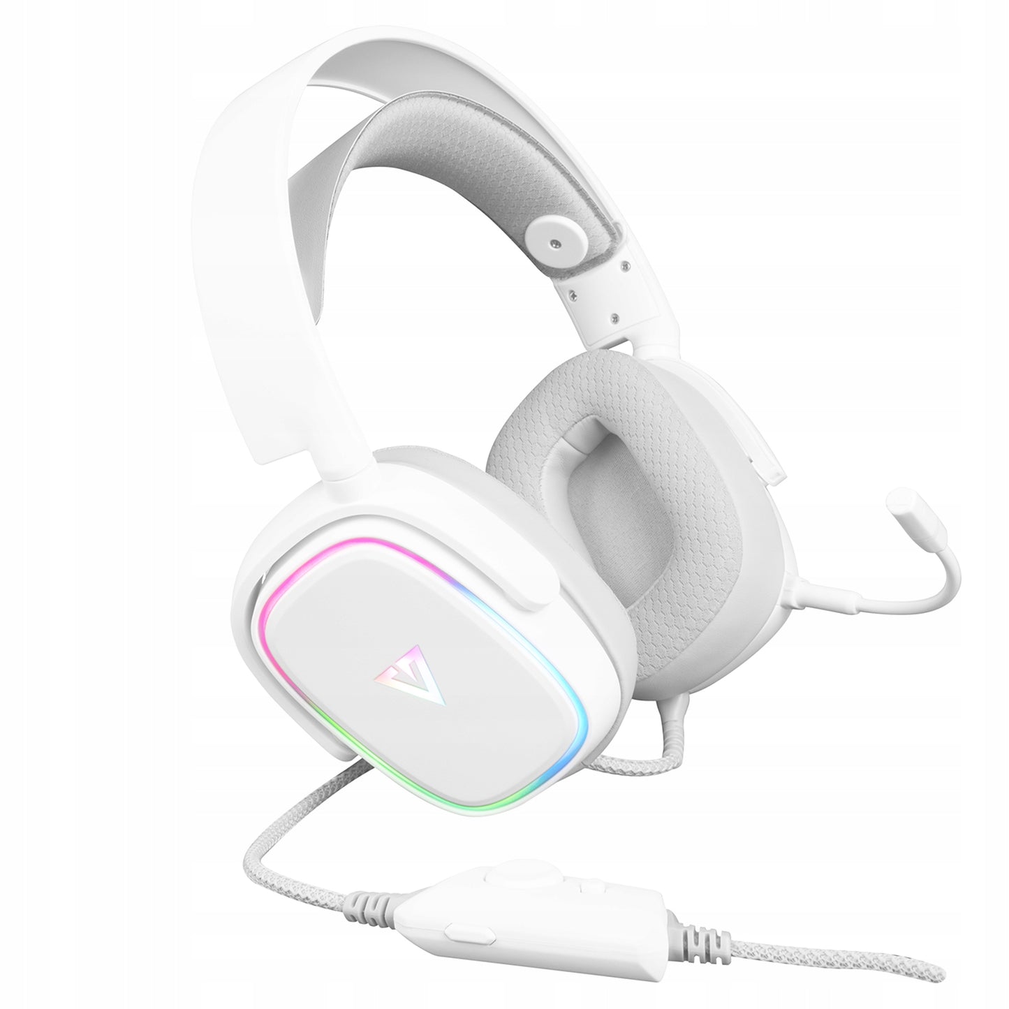 žaidimų ausinės su mikrofonu MODECOM VOLCANO PROMETHEUS USB LED RGB