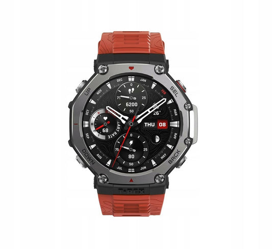 Išmanusis laikrodis Amazfit T-Rex 3 GPS 48,5mm Amoled NFC raudonas [SMART! Puikus pasiūlymas]