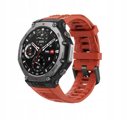 Išmanusis laikrodis Amazfit T-Rex 3 GPS 48,5mm Amoled NFC raudonas [SMART! Puikus pasiūlymas]