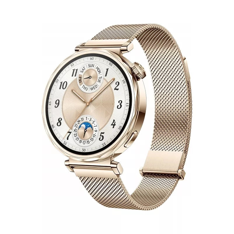 Išmanusis laikrodis Huawei Watch GT 5 GPS 41 mm AMOLED NFC 5ATM aukso spalvos