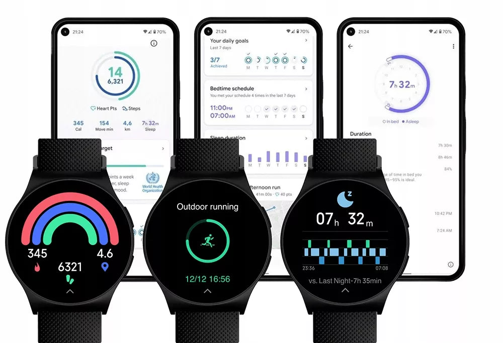 Išmanusis laikrodis Motorola Moto Watch 120, 10 dienų baterija, AI balso asistentas, Rožinis auksas