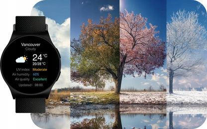 Išmanusis laikrodis Motorola Moto Watch 120, 10 dienų baterija, AI balso asistentas, Rožinis auksas