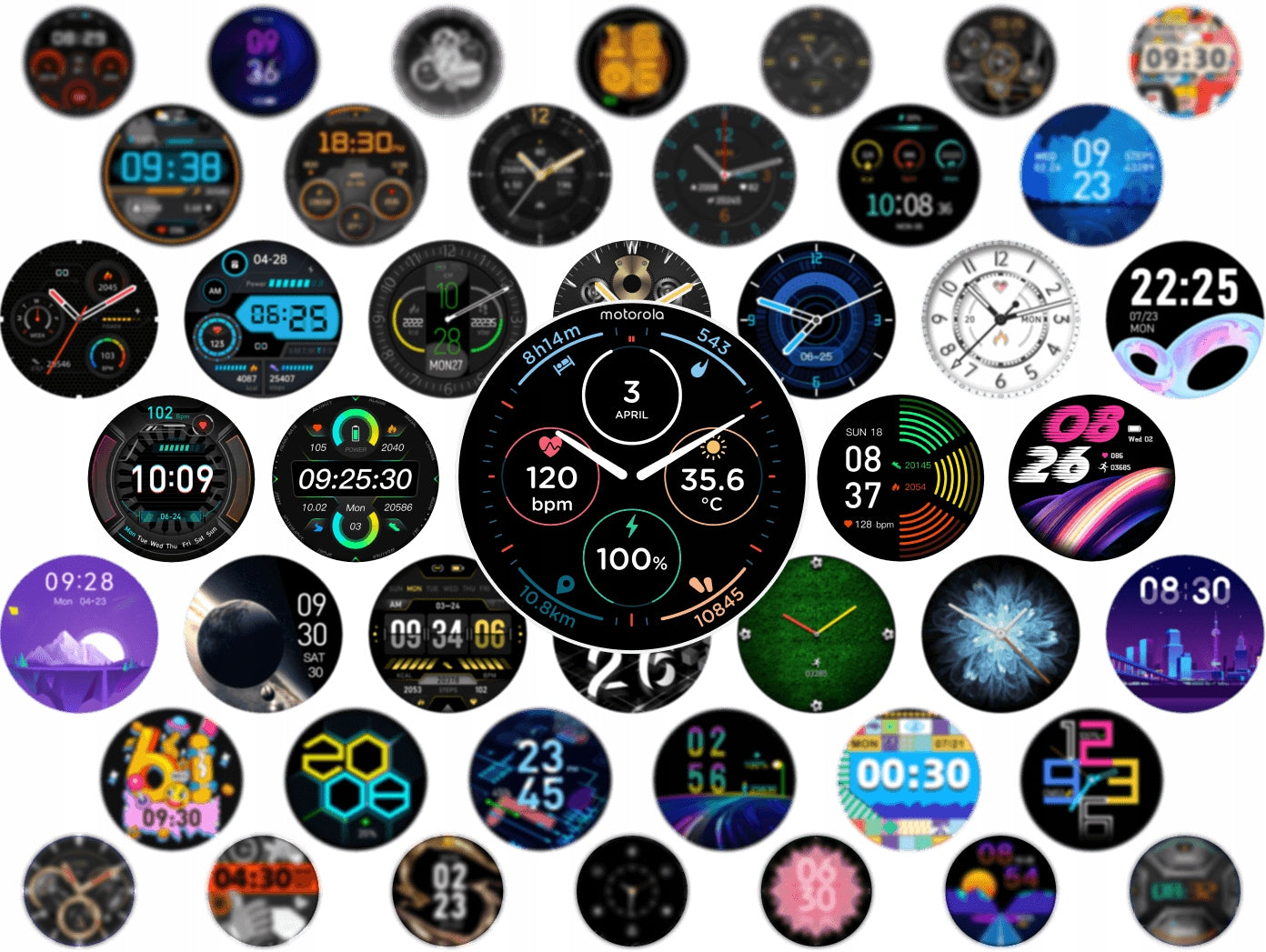 Išmanusis laikrodis Motorola Moto Watch 120, 10 dienų baterija, AI balso asistentas, Rožinis auksas