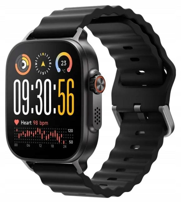 Realme Watch 5 NFC išmanusis laikrodis, AMOLED ekranas, titano korpusas, juodas