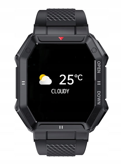 Vyriškas sportinis išmanusis laikrodis + papildomas dirželis ir apyrankė