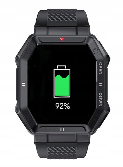 Vyriškas sportinis išmanusis laikrodis + papildomas dirželis ir apyrankė