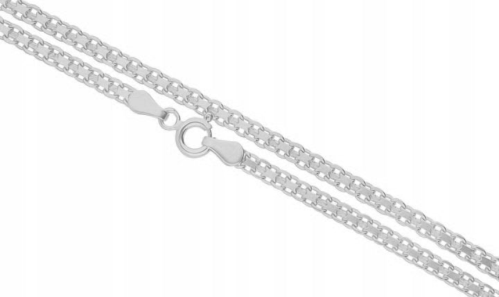 Sidabrinė moteriška grandinėlė, sidabro 925 praba, 50 cm ilgio