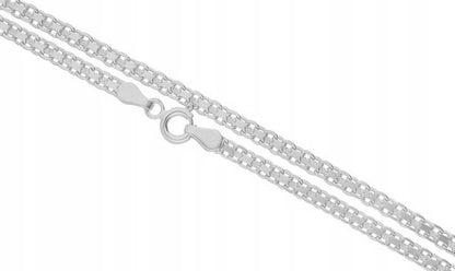 Sidabrinė moteriška grandinėlė, sidabro 925 praba, 50 cm ilgio