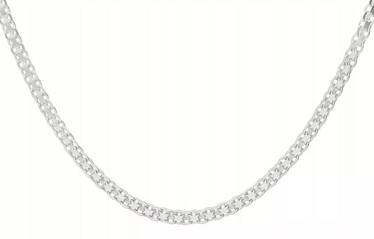 Sidabrinė moteriška grandinėlė, sidabro 925 praba, 50 cm ilgio