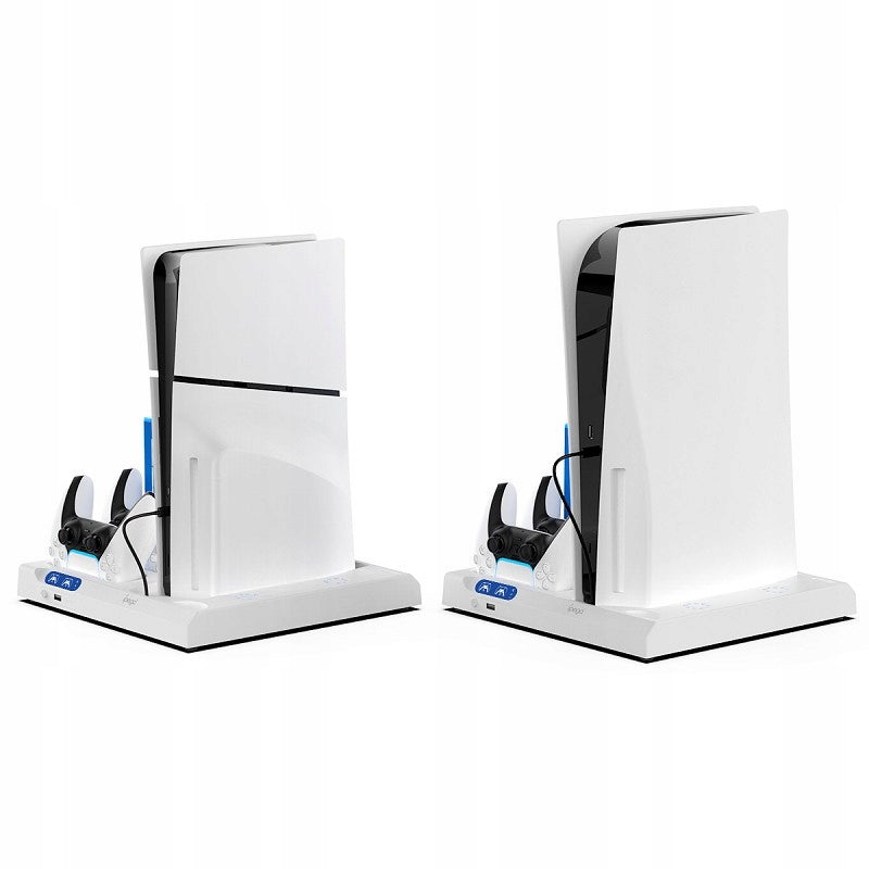 Aušinimo stotelė iPega stovas Sony PS5 Pro Slim, 2 valdikliams, ausinėms, pulteliui