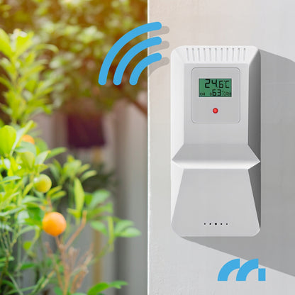 Belaidė stotelis Termometras Barometras Lauko oro jutiklis