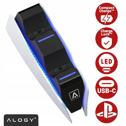 DualSense PS5 pultelių įkrovimo stotelė