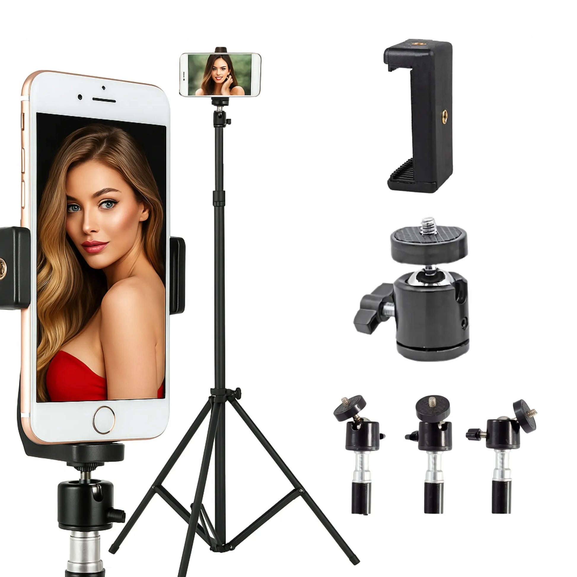 Tripod stovas fotoaparatui ir telefonui vaizdo įrašams 72-210 cm AUKŠTAS