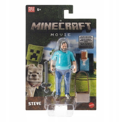 Steve iš Minecraft Movie – kolekcinė 10 cm figūrėlė