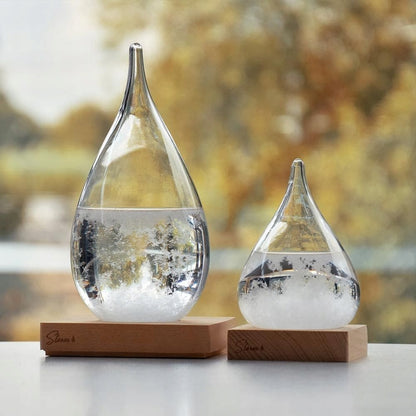 Stiklinis Audros Barometras - Storm Glass